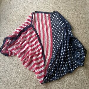 American Flag Swim Cover up